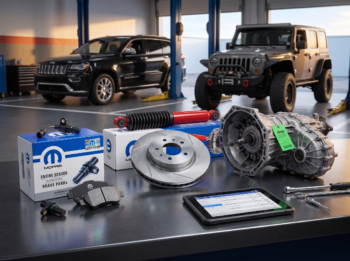 مقارنة بين قطع غيار Mopar الأصلية والبديلة والاستيراد لسيارات جيب ودودج في مركز جيب ماركت القاهرة والجيزة.